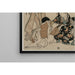 Reproduction of the painting Parody of an Imperial Carriage Scene - Kitagawa Utamaro