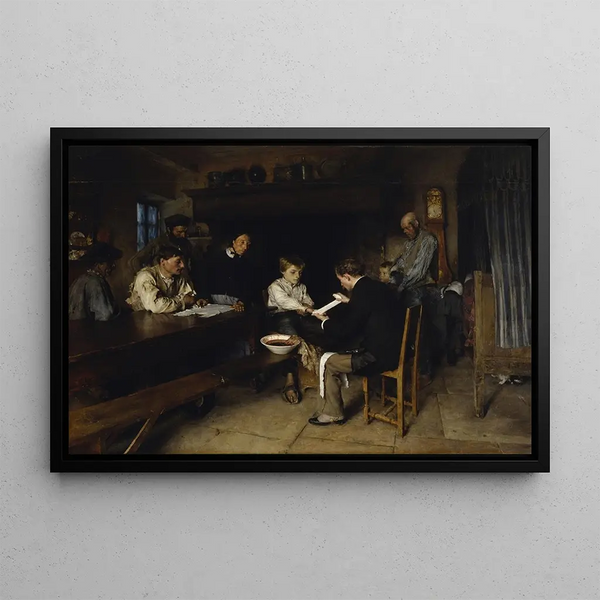 An Accident - Pascal-Adolphe-Jean Dagnan-Bouveret — framed artwork on a wall