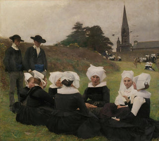 Women of Brittany at a pardon - Pascal-Adolphe-Jean Dagnan-Bouveret — artwork view