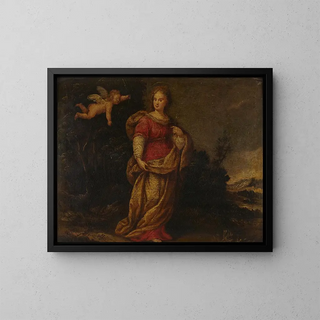 Sainte Lucie - Pasquale Ottino — framed artwork on a wall