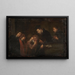 Two spiritual boys teaching - Pasquale de Rossi — framed artwork on a wall
