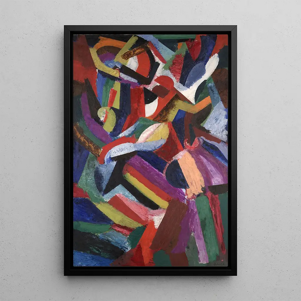 Composition III - Patrick Henry Bruce — framed artwork on a wall