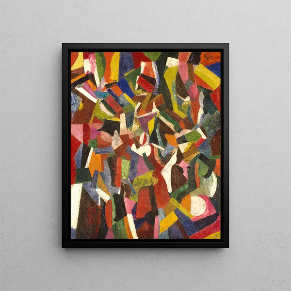 Composition VI - Patrick Henry Bruce — framed artwork on a wall