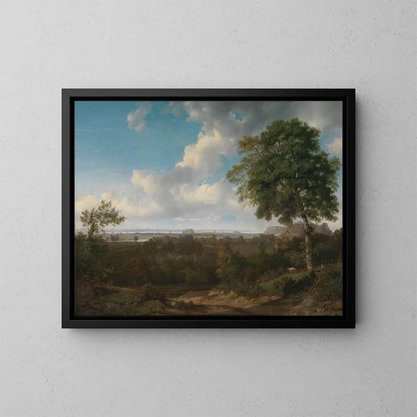 Edinburgh from the Braids - Patrick Nasmyth — framed artwork on a wall