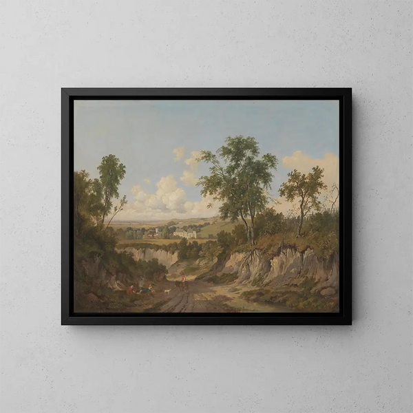 Penshurst Place, Kent - Patrick Nasmyth — framed artwork on a wall