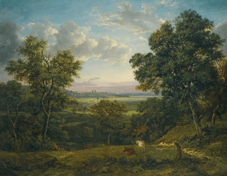 View of Greenwich from Charlton Wood near Woolwich - Patrick Nasmyth — artwork view