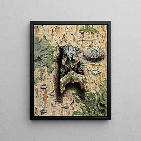 La Méticuleuse - Paul-André Robert — framed artwork on a wall