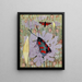 The Fritillary Butterfly - Paul-André Robert — framed artwork on a wall
