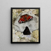 The Peacock of Day - Paul-André Robert — framed artwork on a wall
