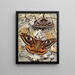 The Little Peacock of Night - Paul-André Robert — framed artwork on a wall