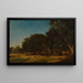 Peasants with Large Trees - Paul-Camille Guigou — framed artwork on a wall