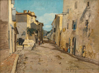 Rue Lourmarin, Vaucluse - Paul-Camille Guigou — artwork view