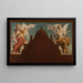 Two seated angels - Paul-Félix Guérie — framed artwork on a wall