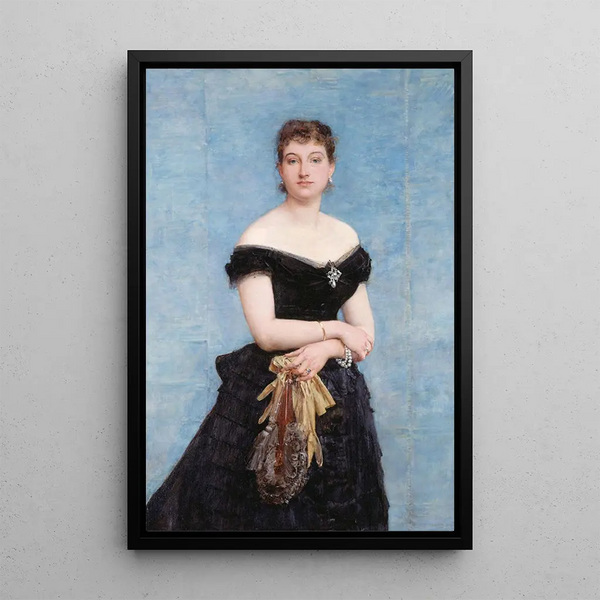 Madame Louis Singer - Paul-Jacques-Aimé Baudry — framed artwork on a wall