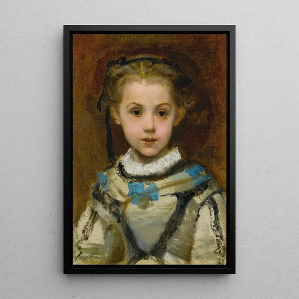 Portrait of Guillemette de Lareinty - Paul-Jacques-Aimé Baudry — framed artwork on a wall