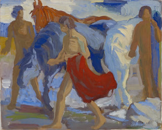 Young People with Horses - Paul Altherr — artwork view
