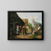 La Procession de mariage - Paul August Plum — framed artwork on a wall