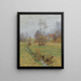 A Path in the Dunes Morning Sun - Paul Baum — framed artwork on a wall