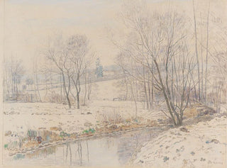 River landscape in Hesse - Paul Baum — artwork view