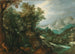 Mountainous Landscape Painting with a Hermit - Paul Bril — artwork view