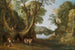 Fauns in a wooded landscape - Paul Bril — artwork view