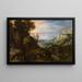 Landscape Painting - Paul Bril — framed artwork on a wall