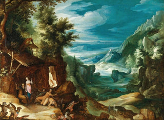 Landscape with the Temptation of Saint Anthony - Paul Bril — artwork view
