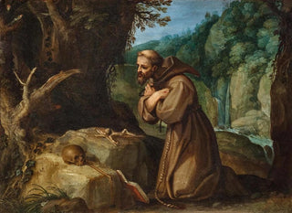 Saint François d'Assise en méditation - Paul Bril — artwork view