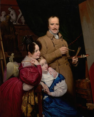 Paul ClaudeMichel Carpentier - SelfPortrait with Family in the Artists Studio.webp