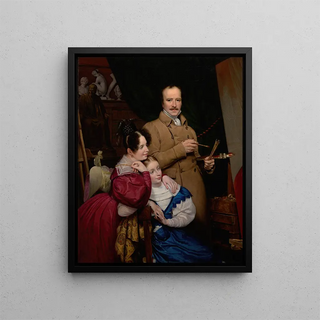 Paul ClaudeMichel Carpentier - SelfPortrait with Family in the Artists Studio.webp