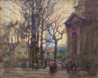 A street in Gloucester - Paul Cornoyer — artwork view