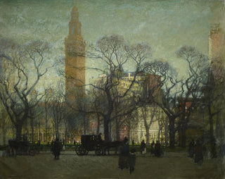 L'après-midi à Madison Square - Paul Cornoyer — artwork view