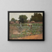 Cabbage Field - Paul Cornoyer — framed artwork on a wall