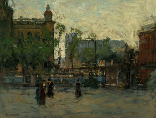 Empire de soirée, parc de New York - Paul Cornoyer — artwork view