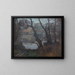Landscape of a New England Town - Paul Cornoyer — framed artwork on a wall