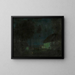 Moon on Prince Edward Island - Paul Cornoyer — framed artwork on a wall