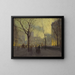 Hôtel Plaza sous la pluie - Paul Cornoyer — framed artwork on a wall
