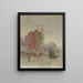 Street scene painting - Paul Cornoyer — framed artwork on a wall
