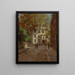 The Village of New York - Paul Cornoyer — framed artwork on a wall