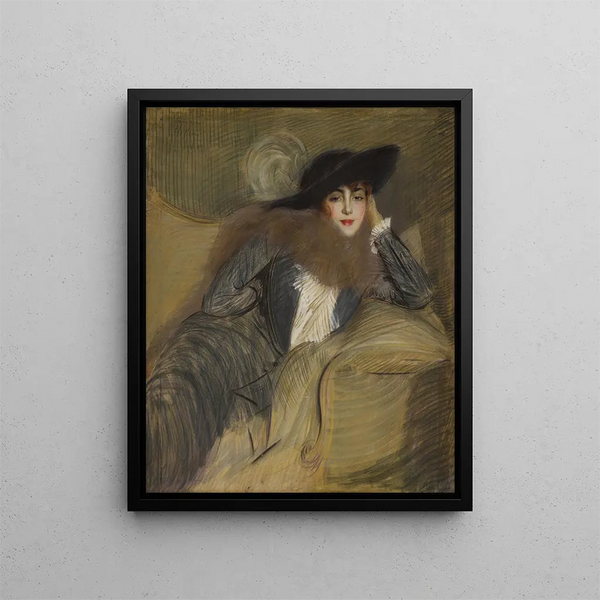 Camera - Paul César Helleu — framed artwork on a wall