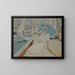 En bateau - Paul César Helleu — framed artwork on a wall