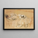 Young woman on the sofa - Paul César Helleu — framed artwork on a wall