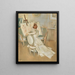 La Connaisseuse - Paul César Helleu — framed artwork on a wall