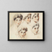 Dame de Grey - Paul César Helleu — framed artwork on a wall