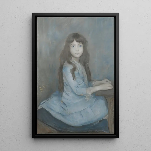 Mademoiselle Granier - Paul César Helleu — framed artwork on a wall