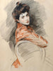 Portrait of Elisabeth Van Beema - Paul César Helleu — artwork view