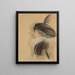 Portrait Painting of Belle da Costa Greene - Paul César Helleu — framed artwork on a wall