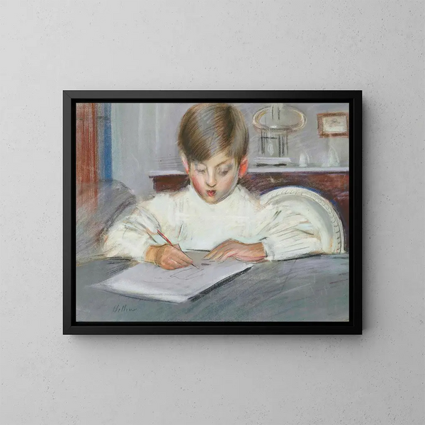The Drawing Course - Paul César Helleu — framed artwork on a wall