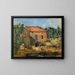 Abandoned House near Aix-en-Provence - Paul Cézanne — framed artwork on a wall