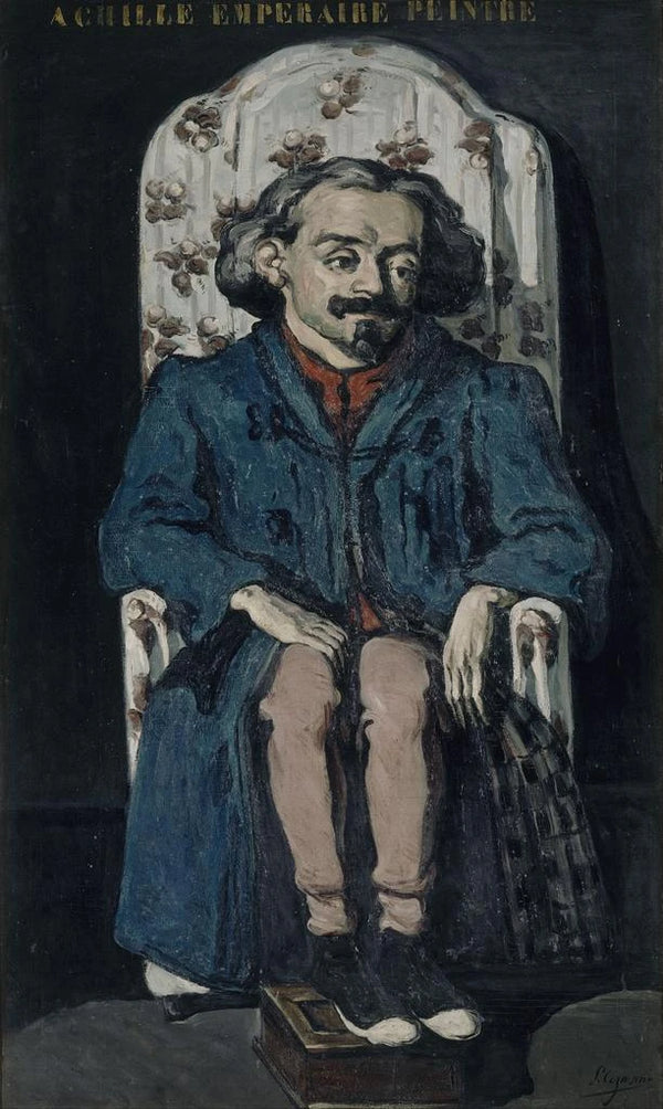 Achille Emperaire - Paul Cézanne — framed artwork on a wall